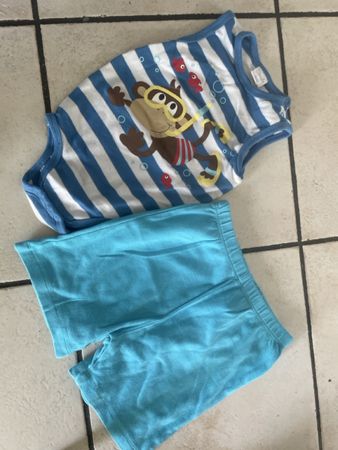 Migros Sommer-Set Gr. 86/92 Affe mit Taucherbrille 