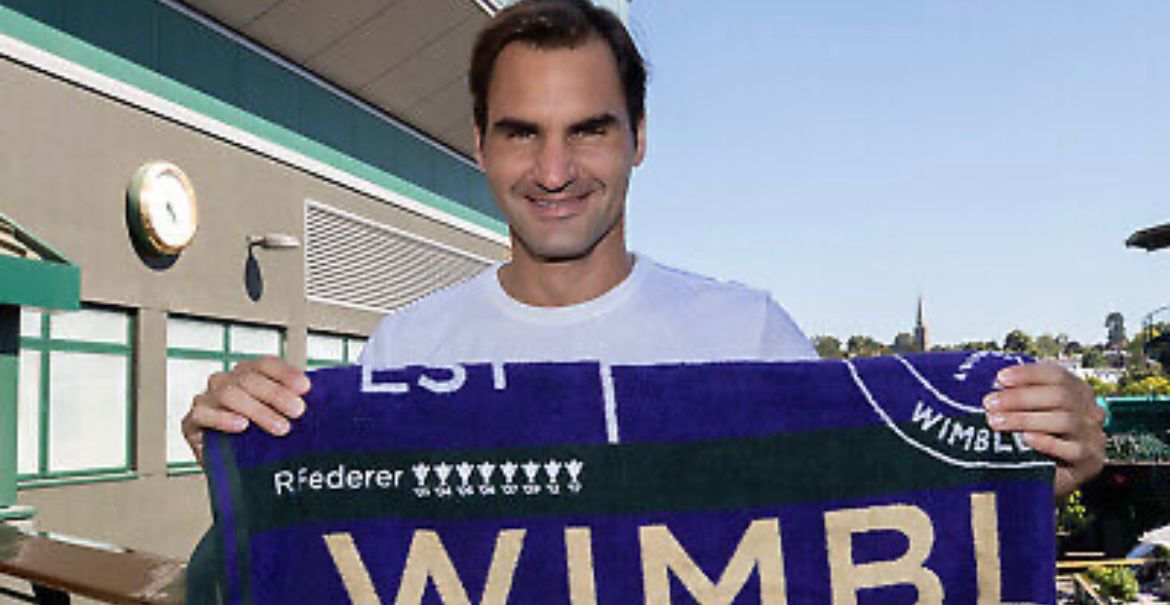 Badetücher: Roger Federer Limited Edition Handtuch 2018 Wimbledon – Neu und originalverpackt aus Zürich von dren 1