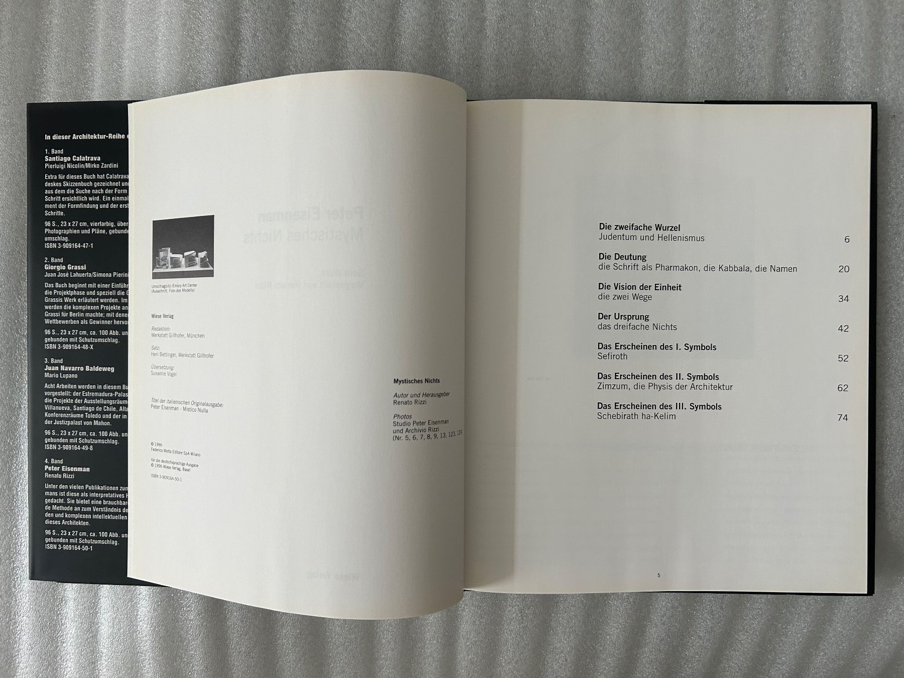 Libri: Peter Eisenmann - Mystisches Nichts - sein Werk – Usato da La Chaux-de-Fonds venduto da jacq_LaTsch0 1