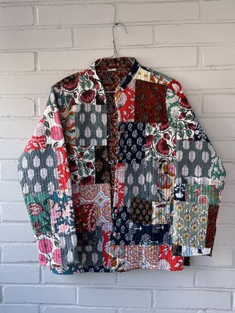 Reversible Patchwork Jacket – Handmade in Jaipur