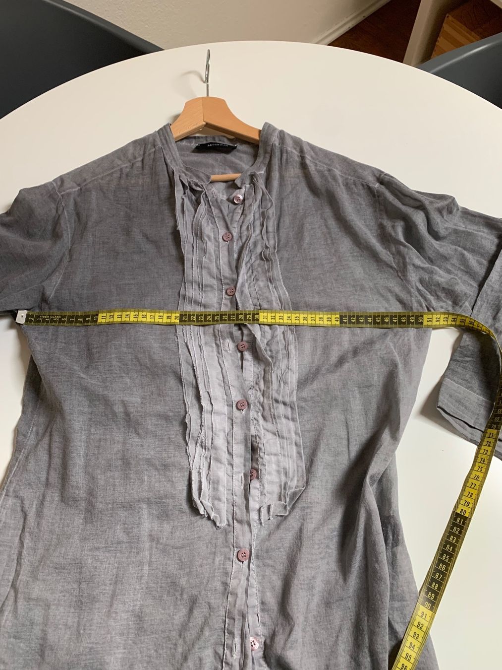 Camicette: Camicia cotone grigia tg 42 Italiana – Usato da Bellinzona venduto da rob_d6fz 2