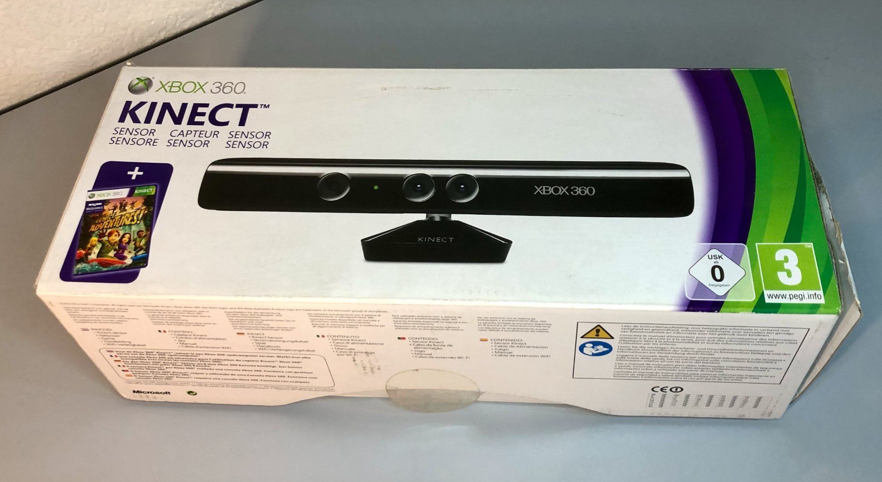 Microsoft Konsolen: Xbox 360 Kinect Kamera / Sensor mit Spiel Kinect Adventures – Gebraucht aus Dietikon von John1968 2