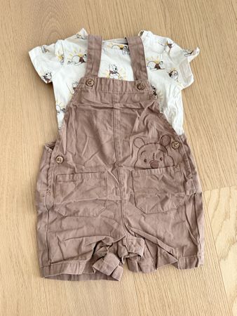 Set: Latzhose & T-Shirt Gr. 80