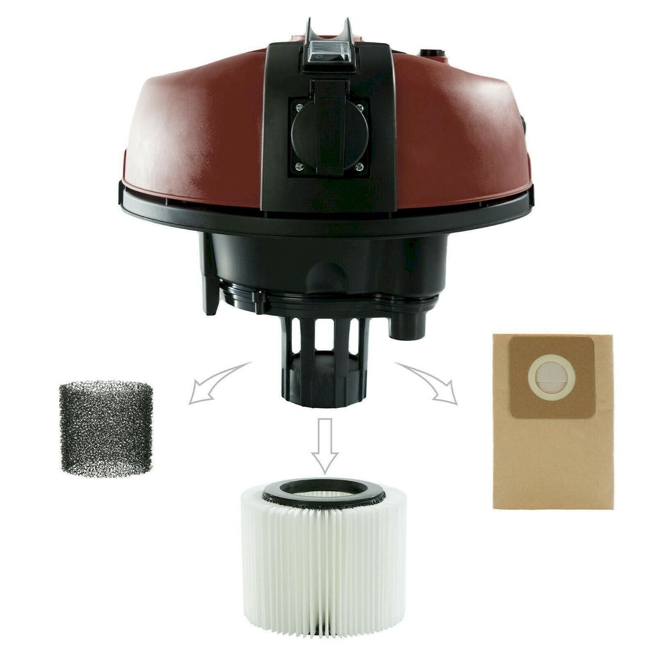 Aspirapolveri & Accessori: Arebos Industriestaubsauger 1300W – Nuovo e nell'imballaggio originale da Bottighofen venduto da zaap 6