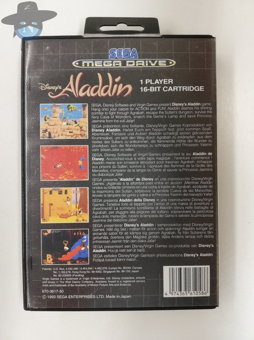 Sega Spiele: Aladdin - Disney / Sega Mega Drive MD – Gebraucht aus St. Gallen von zorro_dc 1