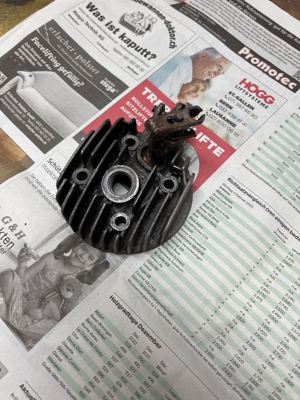 Ciclomotori: Sachs 503 Zylinderkopf – Usato da Dübendorf venduto da Sachs621 1