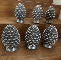 Garten Deko  Tannenzapfen Set