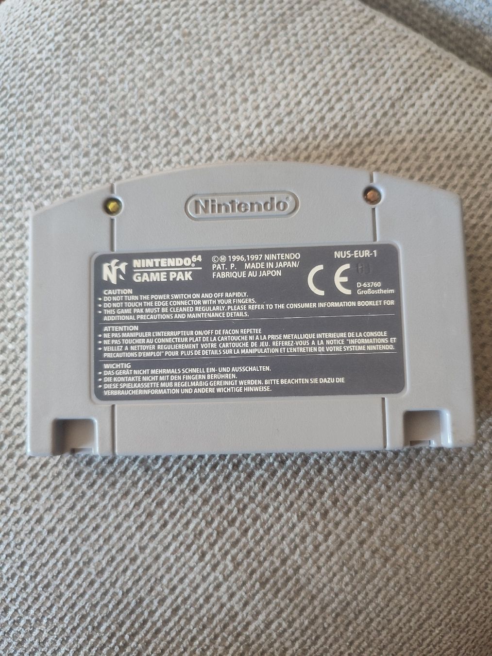 Nintendo Spiele: Nagano Winter Olympics '98 - Nintendo 64  – Gebraucht aus Bougy-Villars von Vogue 1