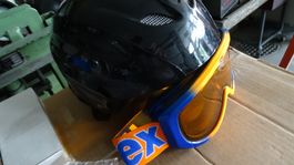 Kinder Skihelm Brille UVEX