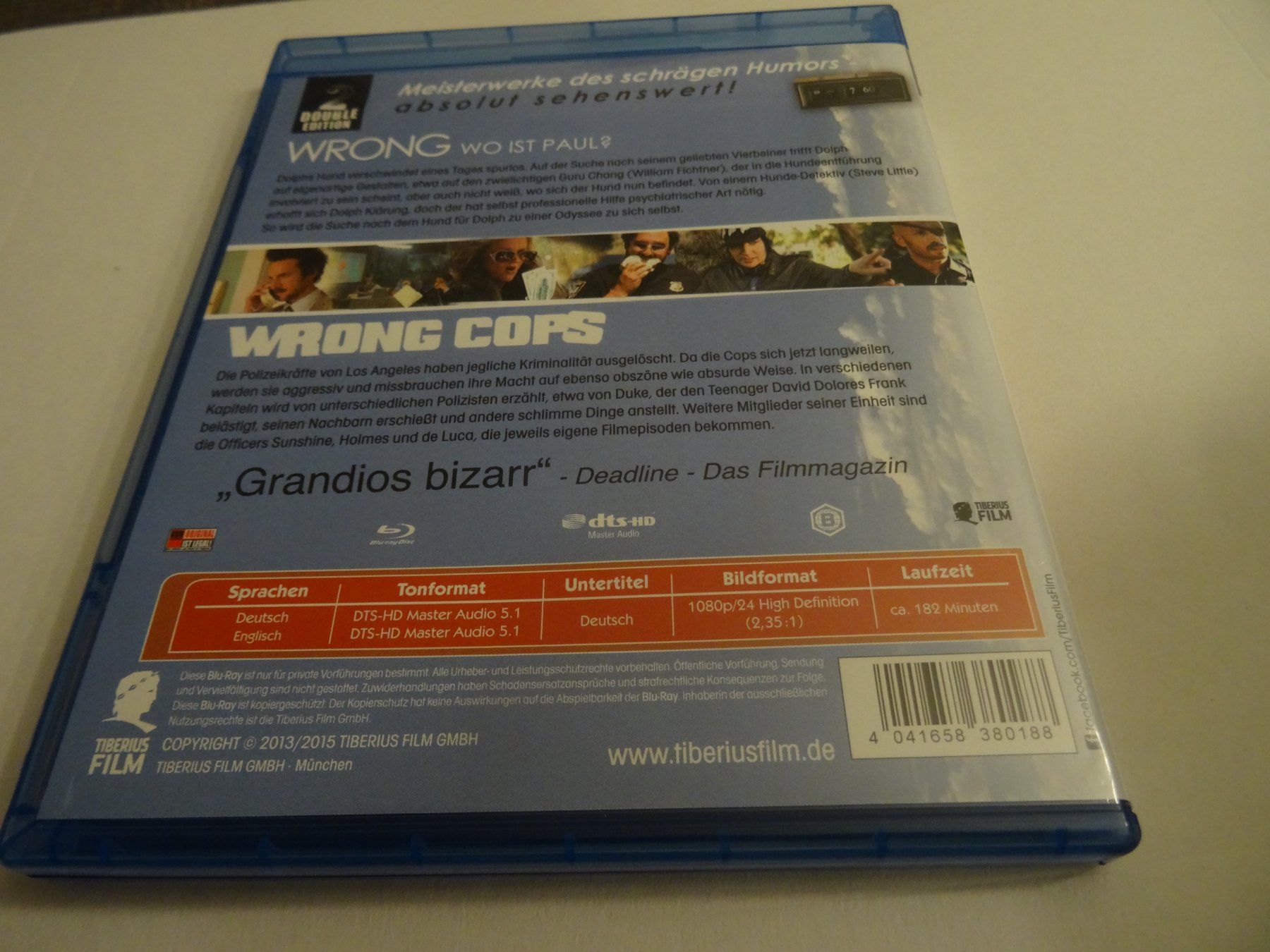 Alle DVDs: Blu-ray Double Edition Wrong und Wrong Cops – Gebraucht aus Olten von Disc-Verkauf 2