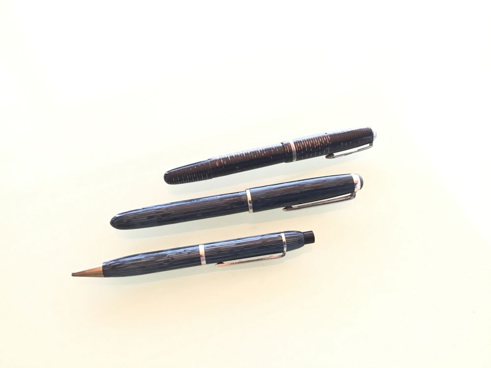 Ancien Stylo Plume Et Porte-mine 2 Couleurs JIF - Vintage - Occasion