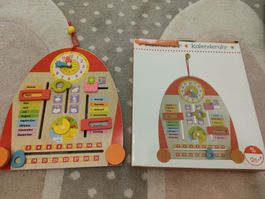 Kalender und Uhr für Kinder, neu
