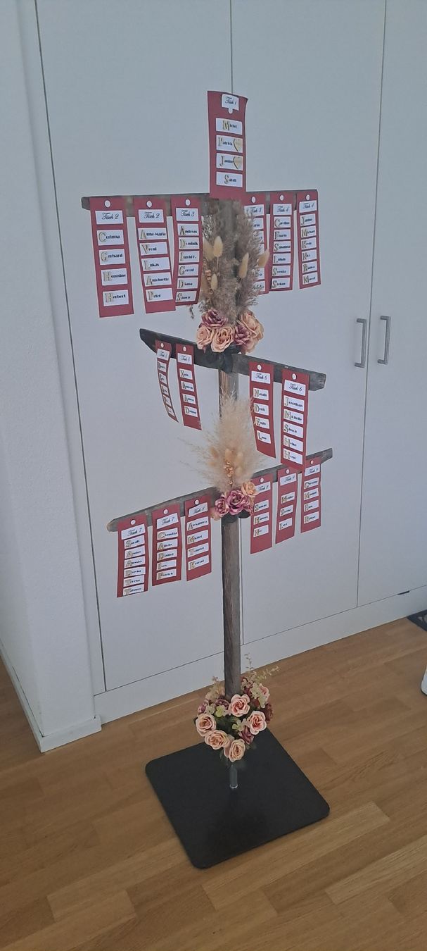 Tutte le decorazioni: "Henza" Deko, Tischplan Hochzeit – Usato da Jona venduto da Schaniarle 5