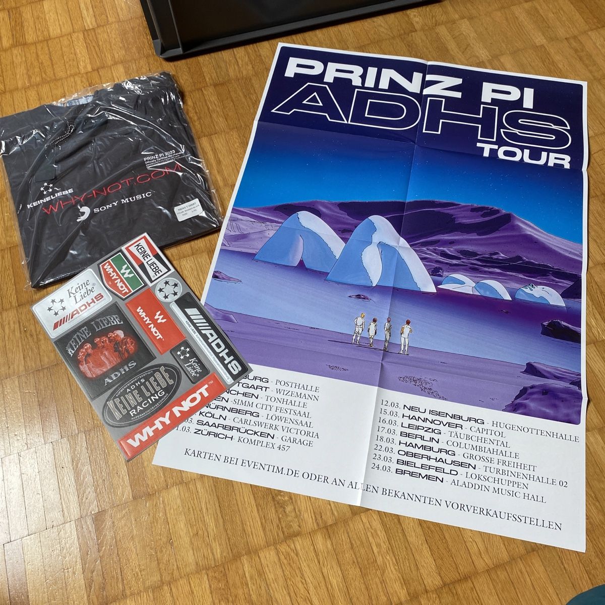 T-shirt: Prinz Pi ADHS Bundle Shirt L-XL – Nuovo e nell'imballaggio originale da Dübendorf venduto da snk777