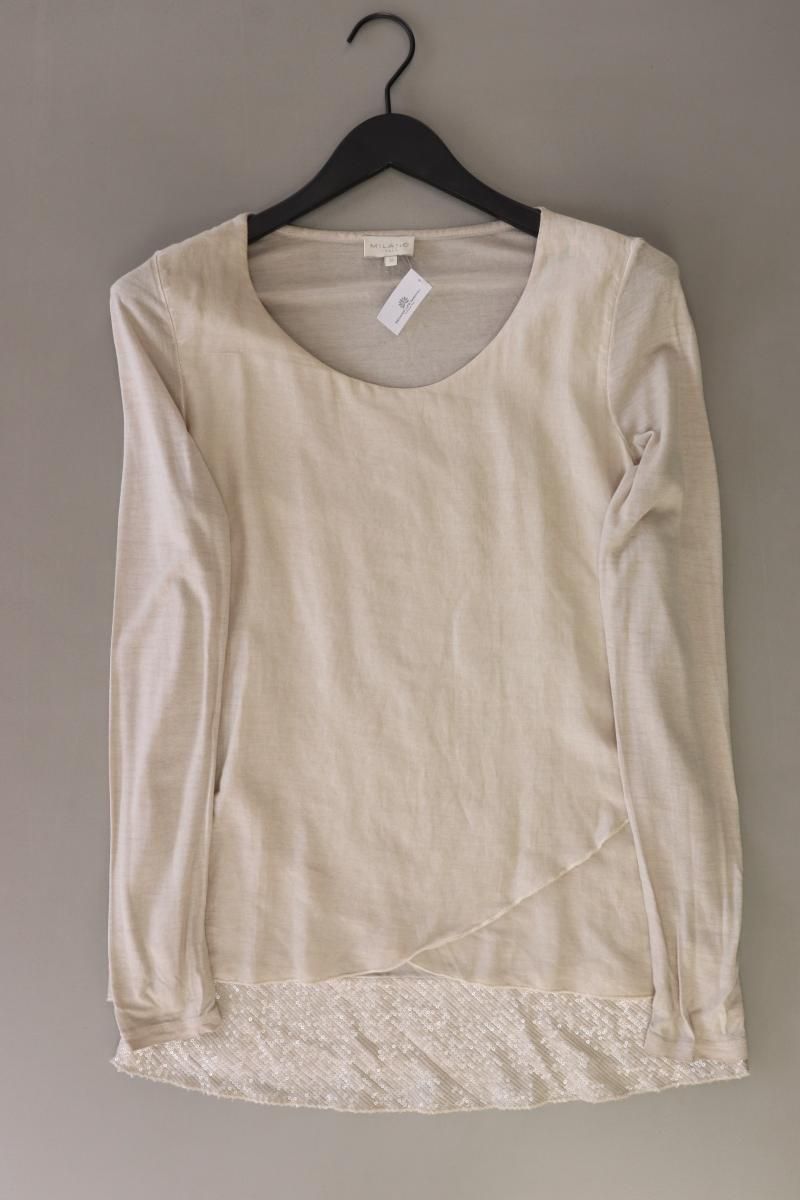 Camicette: Milano Italy Langarmbluse Gr. 36 creme – Usato da Neustadt an der Waldnaab venduto da SecondLifeFashion