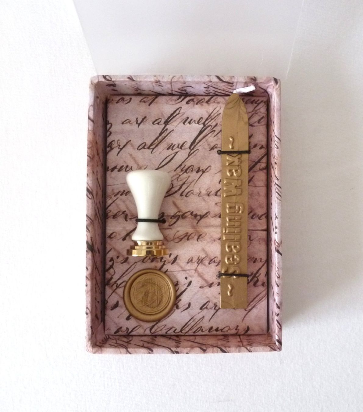 Stempel: Siegel-Set gold - Blume des Lebens – Neu und originalverpackt aus Mauren von Yeelen 2