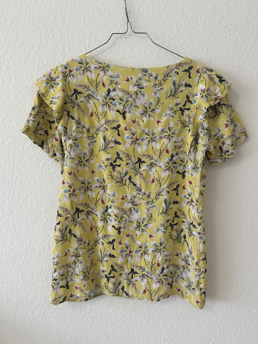 Promod Top: Top jaune à fleurs Promod, T. S – Usato da Carouge GE venduto da Emilynette 4