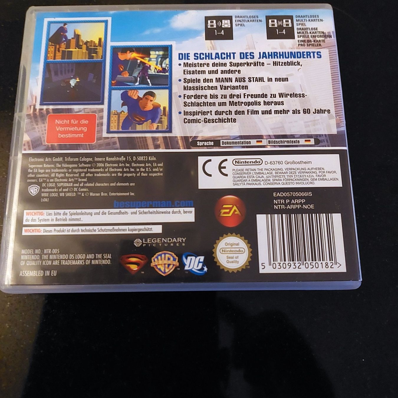 Nintendo Spiele: SUPERMAN RETURNS (PAL)- NINTENDO DS – Gebraucht aus Spiegel b. Bern von Natix 1