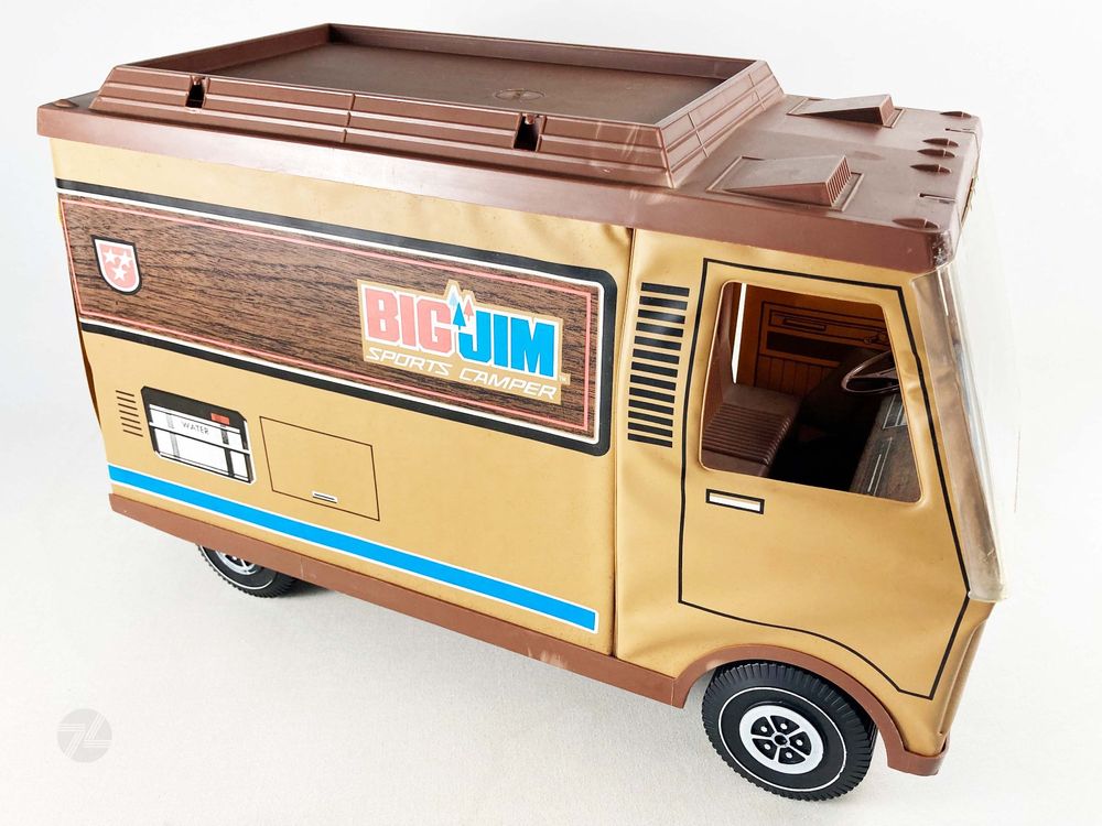 Mattel Big Jim SPORTS CAMPER Van Bus Wohnmobil Vintage 70s (Gebraucht ...