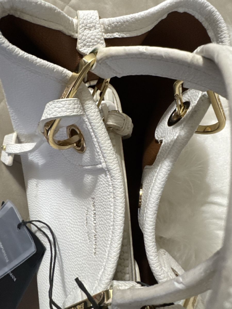 Armani Taschen für Damen: Emporio Armani Handtasche, weiss – Gebraucht aus Zürich von Sellfmadeexstock 3