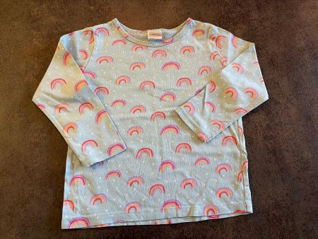 Susses Langarmshirt mit Regenbogen, Gr. 86