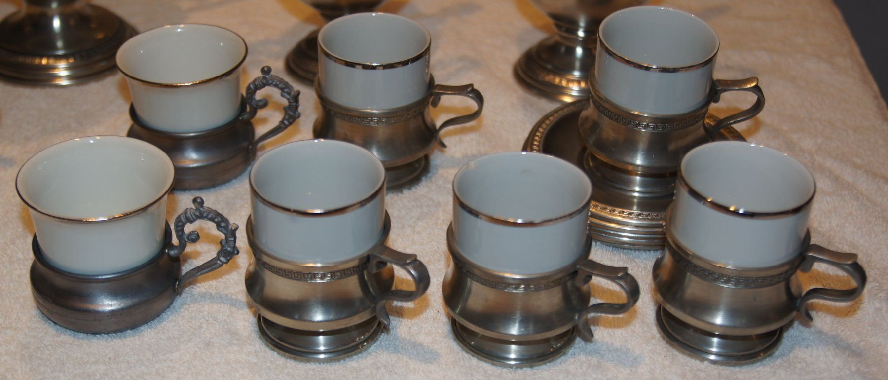 Geschirrsets: Kaffee und Tee Service 95% Zinn NEUER PREIS – Neu (gemäss Beschreibung) aus Biberist von Peter1948 3