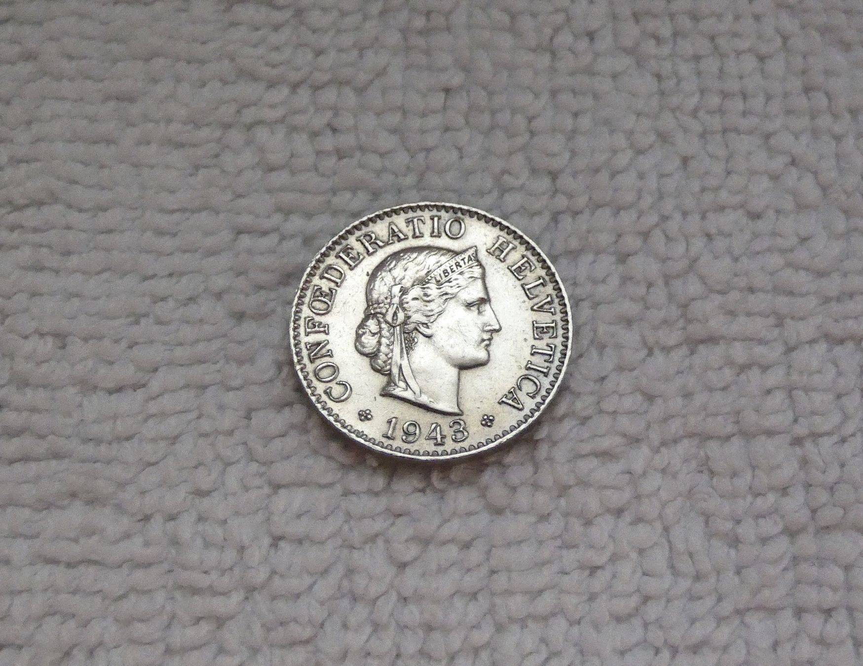 Tutti le monete: 5 centimes/rappen 1943 – Usato da Nyon venduto da Ilmi09