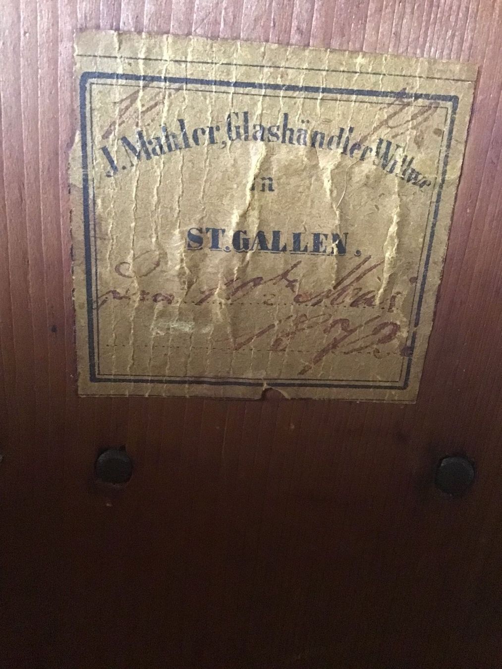 Uhren: Uralte Antike Tischuhr – Gebraucht aus St. Gallen von Goldlilly 1