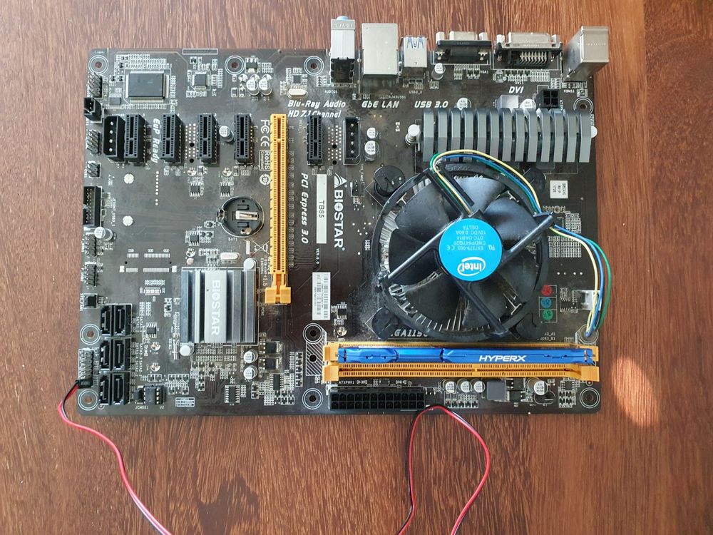 Motherboard/Mainboad Biostar TB85 mit Intel Celeron und 4GB (Gebraucht ...