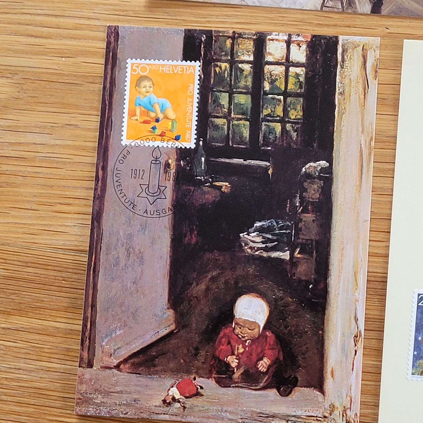 Alle Briefmarken: Los Maximum Karte Pro Juventute 1987 – Gebraucht aus Biel/Bienne von Destockweb 2