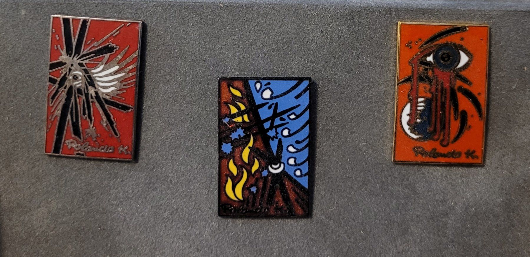 Placchette & Badge: Pins Kunstwerke Roland K. – Usato da Rorschach venduto da gloeggli1980