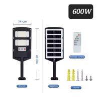 lumière LED solaire 600W extérieure  capteur de mouvement