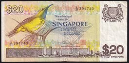 Singapur 20 Dollars 1979 Concorde