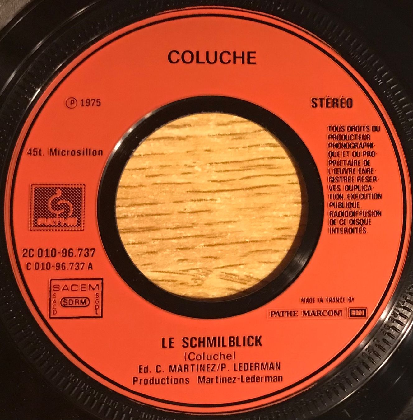 Dischi in vinile: COLUCHE - LE SCHMILBLICK – Usato da Bussigny venduto da vinyl-pas-cher 2