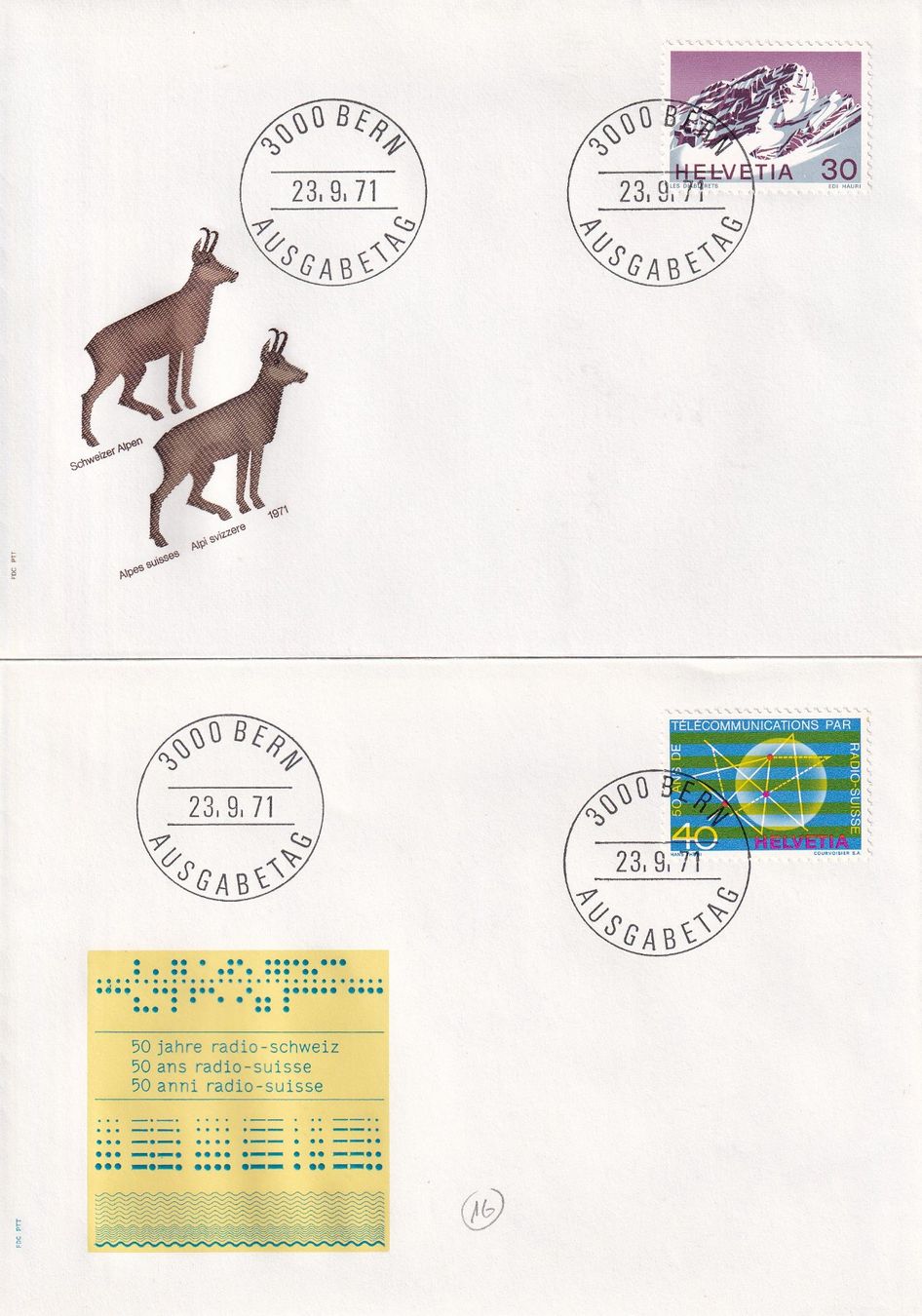 Tutti i francobolli: Lot 8 Briefe FDC 1968 - 1971 – Usato da Rossa venduto da becky05 3