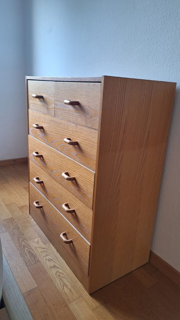 Commodes: Kommode Holz 6 Schubladen – D'occasion à St. Gallen par mandelaa