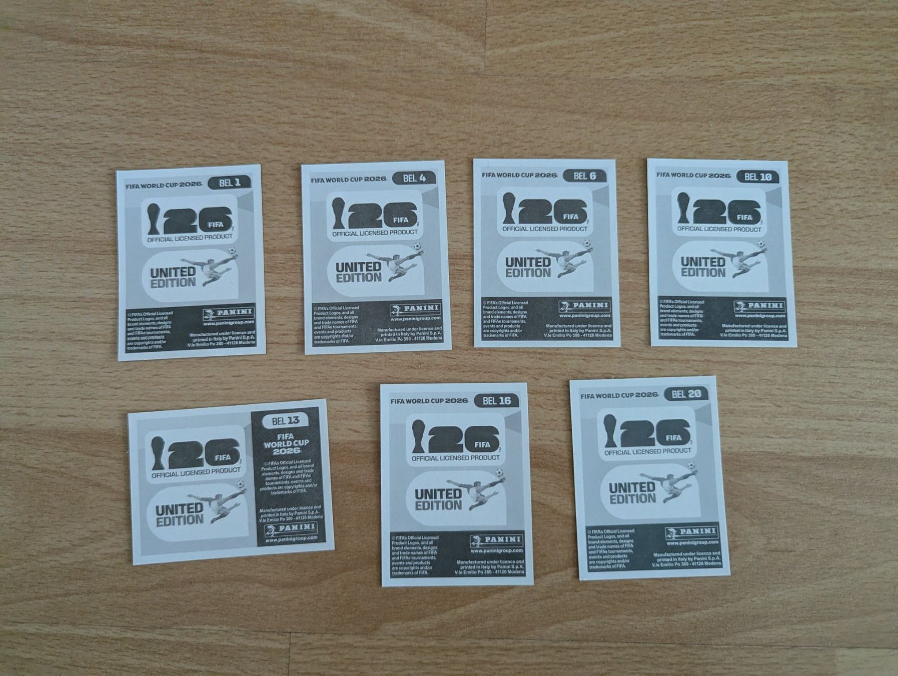Panini Carte collezionabili: Panini WM 2026 verschiedene Bilder BEL – Nuovo (secondo la descrizione) da Horgen venduto da Danosh17 1