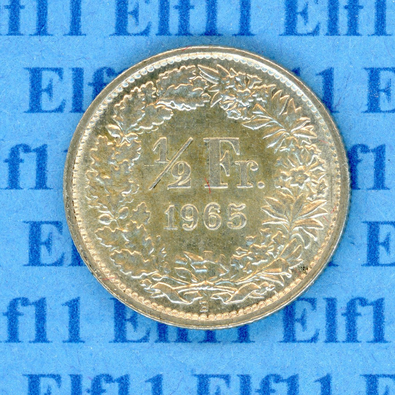 Tutti le monete: CHF___0.50 1965 -unz 50 Rappen – Usato da Widnau venduto da Elf11