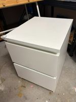 IKEA MALM Kommode mit 2 Schubladen weiss (40x48 cm)