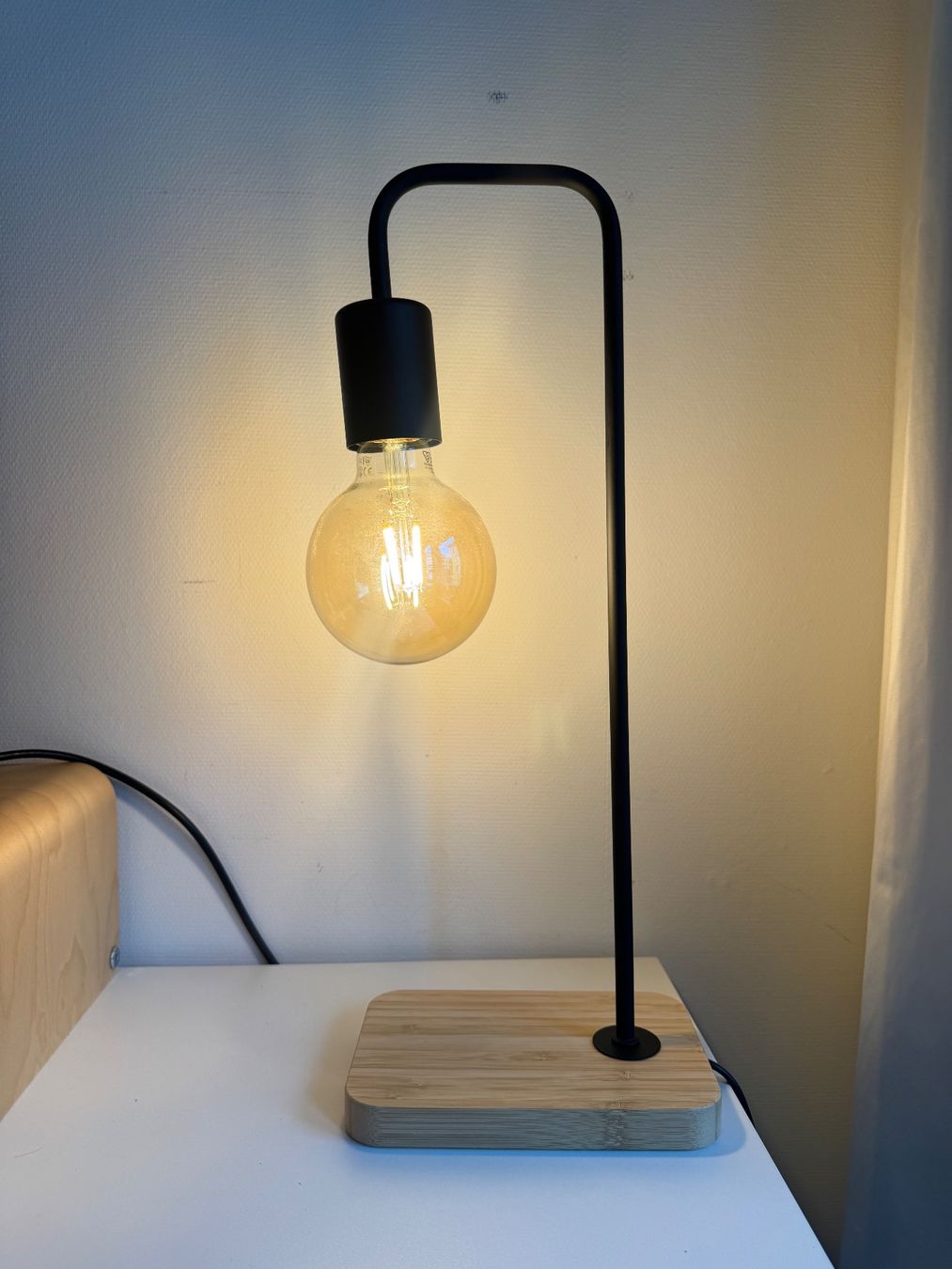 Lampen: Table lamp, black/bamboo – Gebraucht aus Zürich von let_l7hl 2