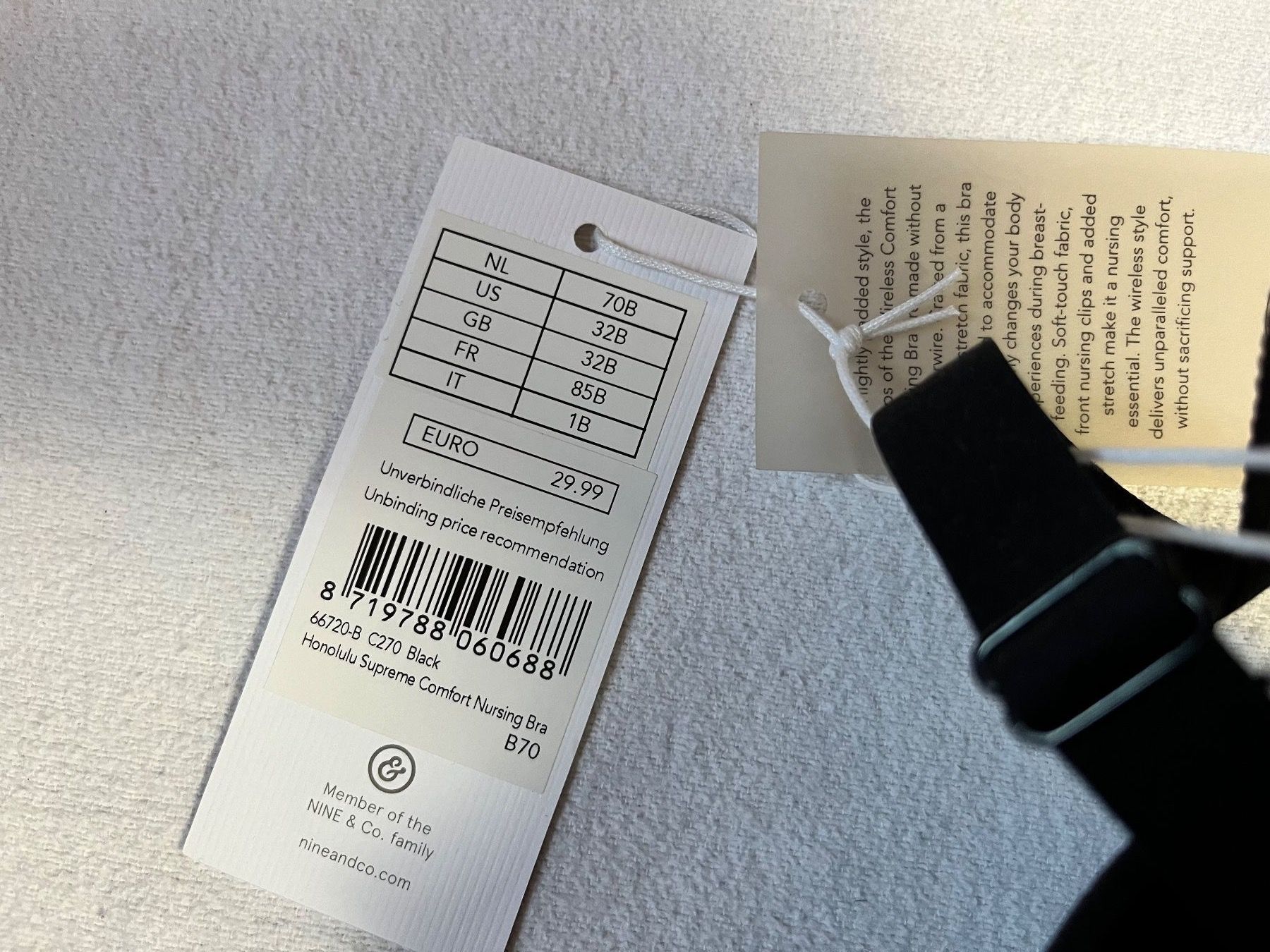 Autres dessous: NOPPIES, Still-BH, Grösse 70B, Farbe Schwarz – Neuf avec emballage d'origine à Rudolfstetten par gst_g7xl 5