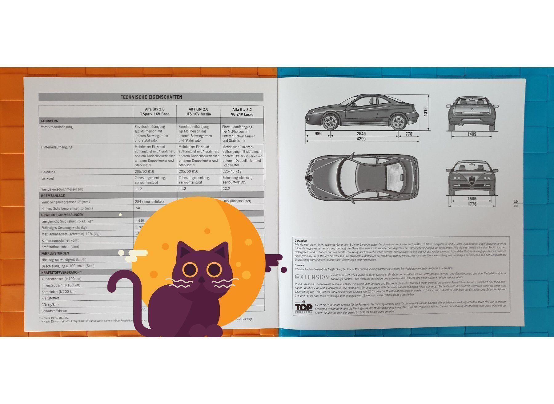 Riviste & Magazine: ALFA ROMEO GTV - Prospekt / Katalog – Usato da Viganello venduto da CARLiteratur 4