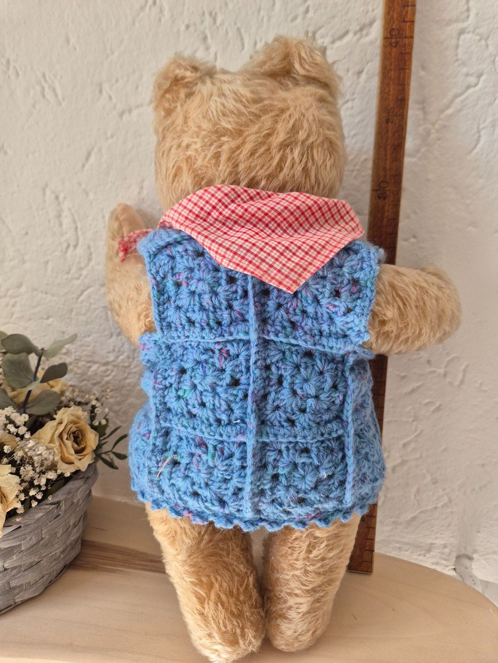 Giocattoli: Süsser Vintage Teddybär mit Weste & Halstuch – Usato da Bern venduto da aronari 5