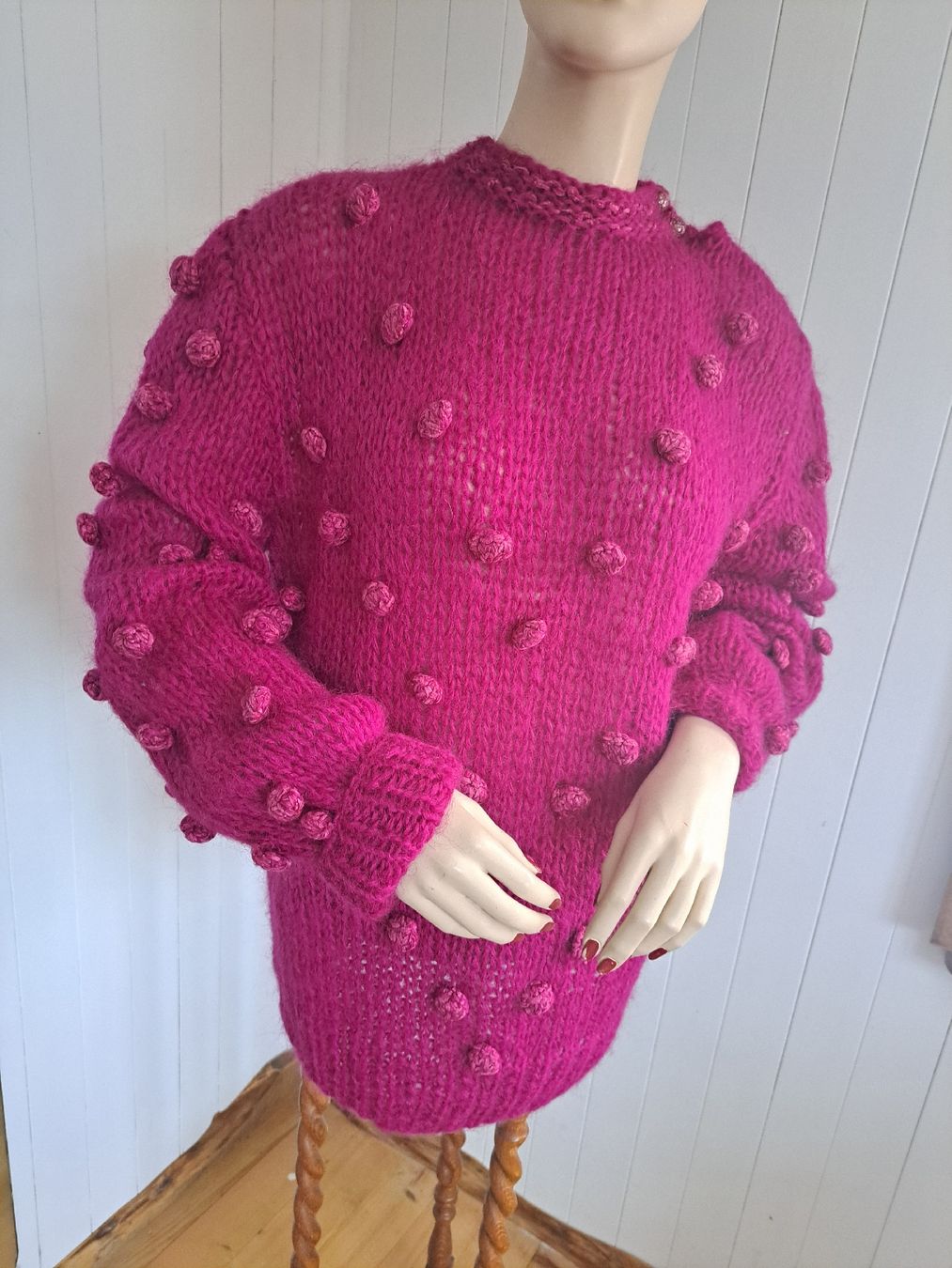 Maglioni & Felpe: NIKI LINE Vintage 80s Wollpullover Pullover Pulli M L 40 42 – Usato da Mollis venduto da Fauchi99