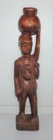 Afrikanische Figur aus Holz 75 cm H