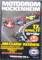 Orig. Rennprogramm Formel 2 Hockenheim 1977
