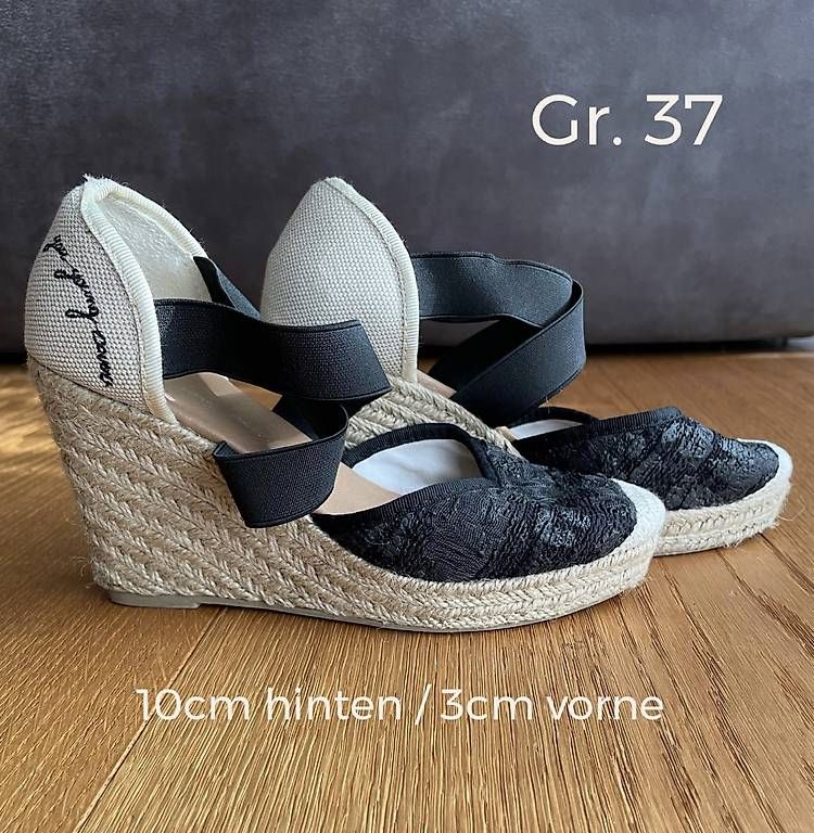 Damenschuhe: Keil Espadrilles in Gr. 37 – Gebraucht aus Villmergen von supidupi23