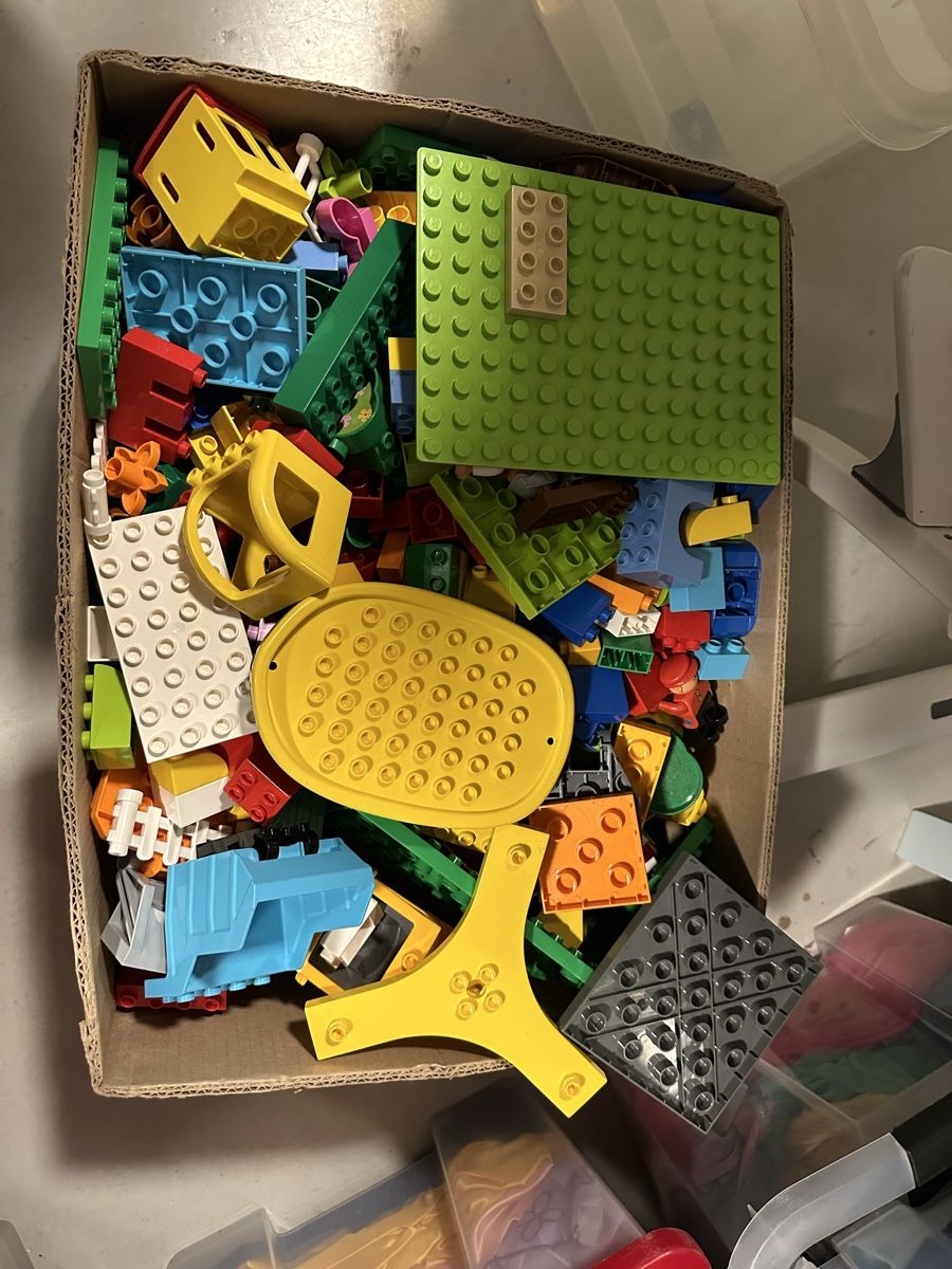 Giocattoli: duplos gemischt mit grosser bauplatte – Usato da Landquart venduto da lumima 3