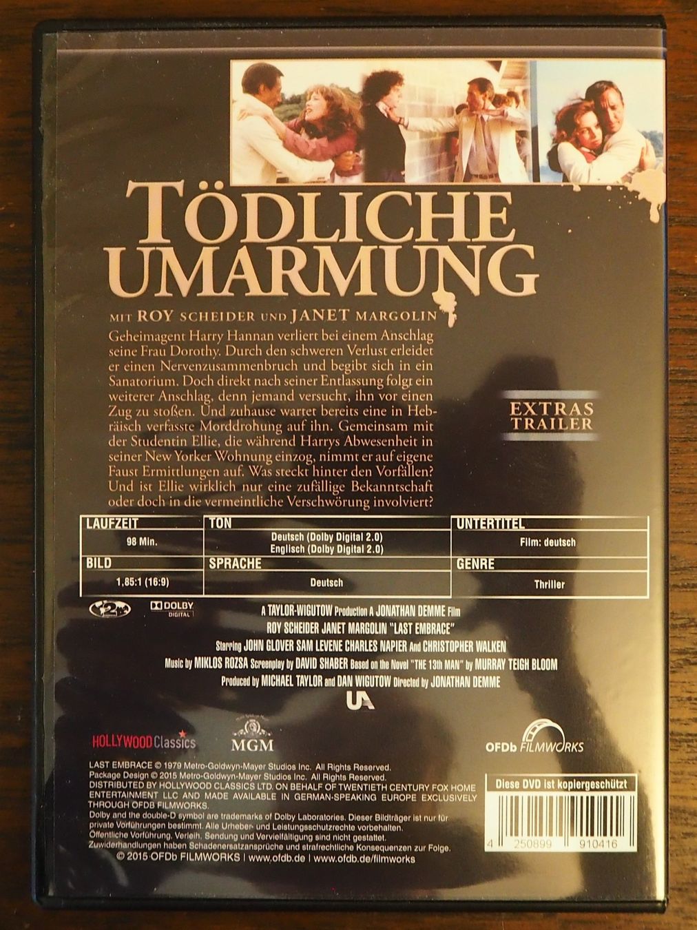 Alle DVDs: Tödliche Umarmung / Roy Scheider – Gebraucht aus Chur von big_5zx8 1