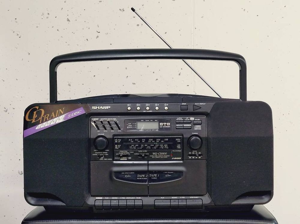 SHARP WQ-CH800 Boombox Ghettoblaster (Gebraucht) in Bettenhausen für ...